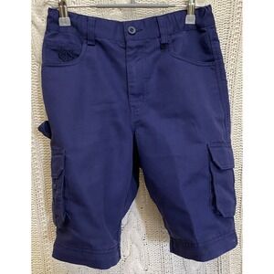 Boy Scouts Of America Shorts Youth 10 Cargo Switchback‎ Uniform Pockets Blue Cub